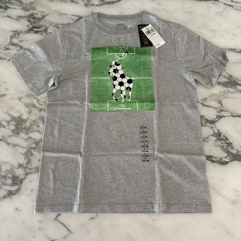 Polo Ralph Lauren Boys‎ 14-16 Cotton T-shirt, polo theme